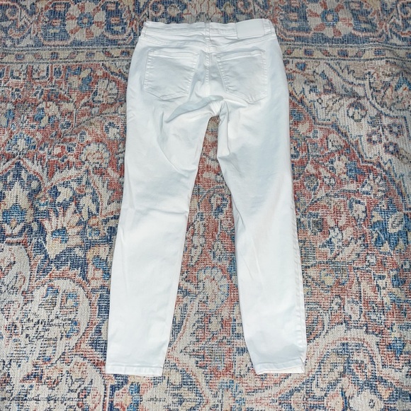 Everlane The Mid Rise Skinny Ankle Jeans in White SZ 26 VGUC - Picture 3 of 4